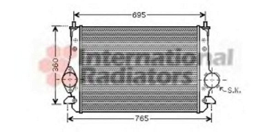 VAN WEZEL 58004251 -  Интеркулер
